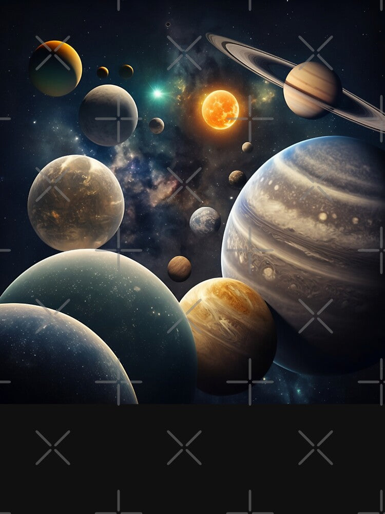 the world of planets by AloneARTS T-Shirts, Hoodie, Sweatshirt | BlankRebels.com (Image 2)