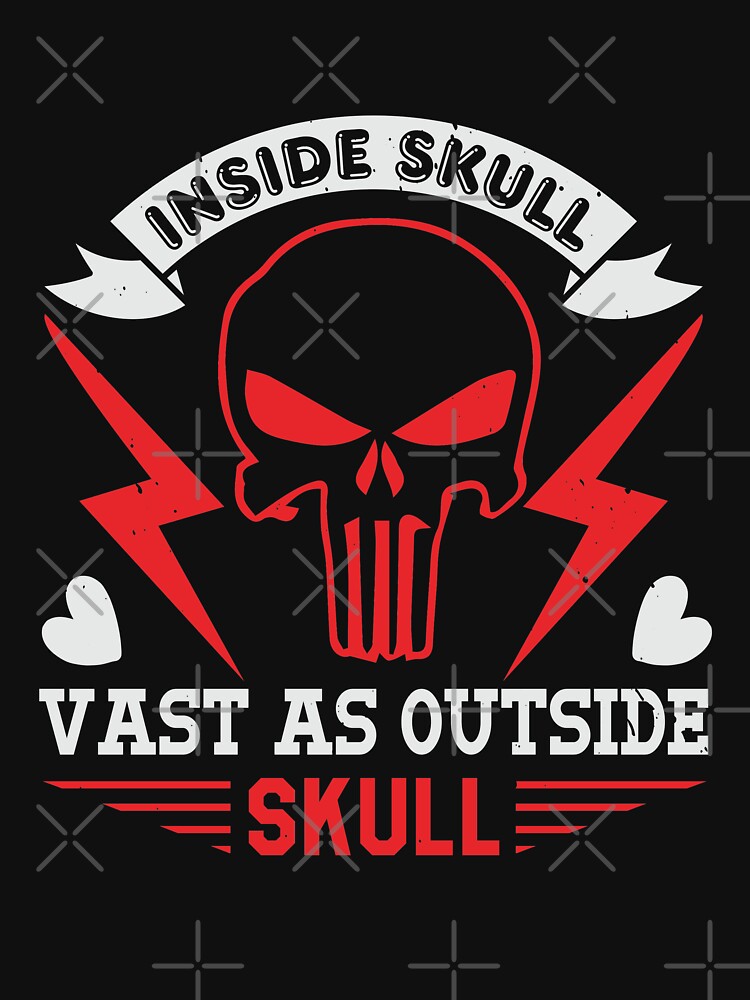 Red Skull Art | Inside Skull Vas As Outside Skull by teamph T-Shirts, Hoodie, Sweatshirt | BlankRebels.com (Image 3)