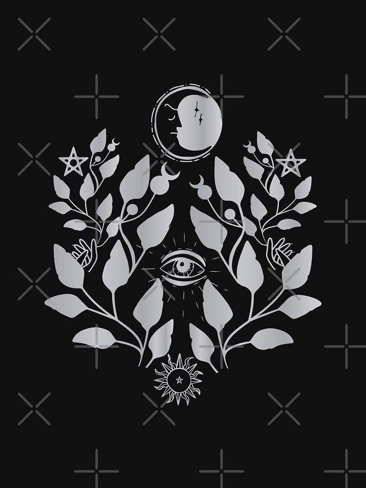 Whimsi gothic Wicca Arts and Crafts Silver by susycosta T-Shirts, Hoodie, Sweatshirt | BlankRebels.com (Image 3)