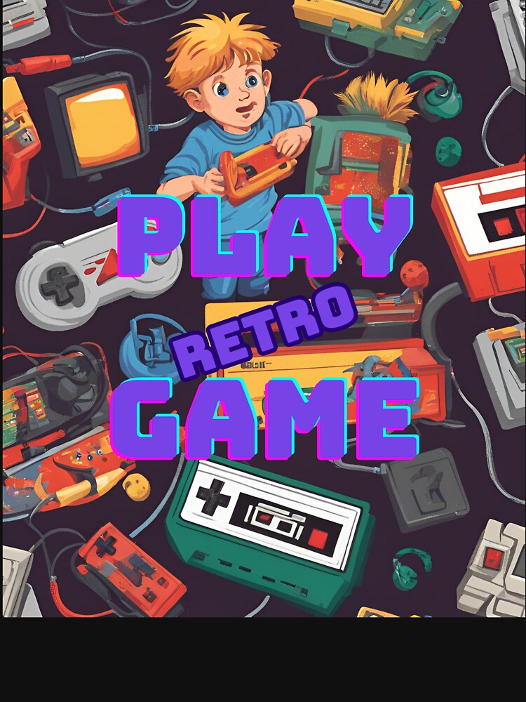 Retro Gaming Vibes — Vintage Games & Old School Fun by Lunaria Arts