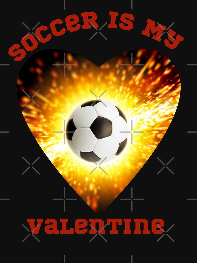 Soccer Is My Valentine by ShopTwentyFour T-Shirts, Hoodie, Sweatshirt | BlankRebels.com (Image 3)