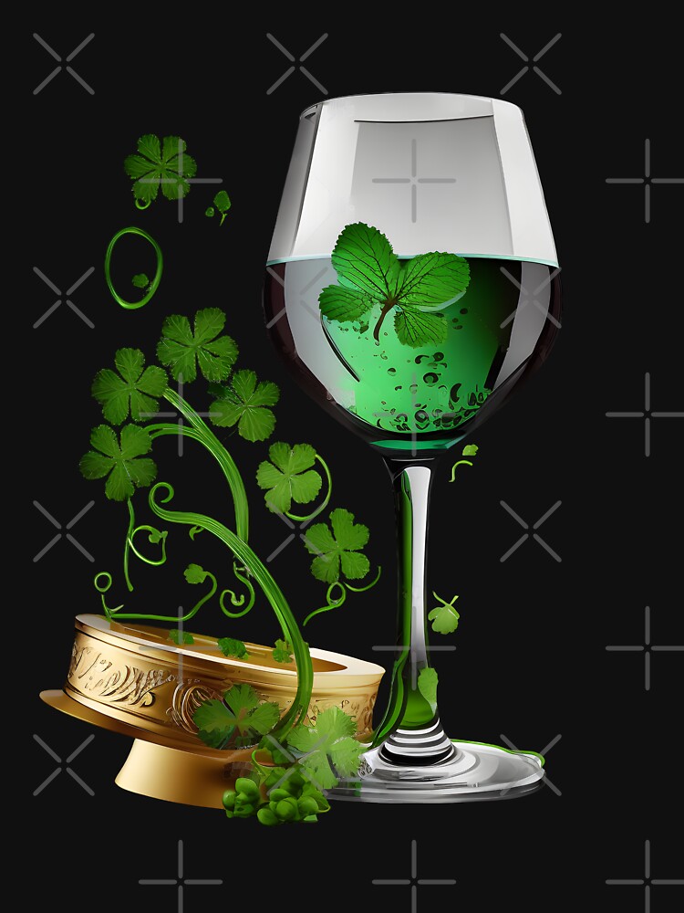 St patrick's day wine glass by Urban-Swaggz T-Shirts, Hoodie, Sweatshirt | BlankRebels.com (Image 3)