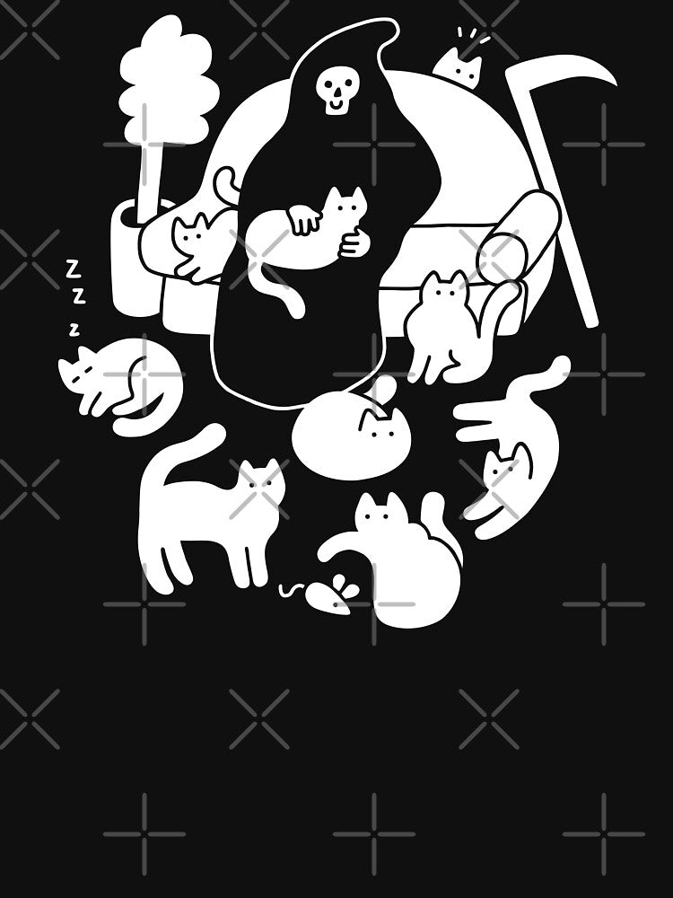 Death and His Cats by obinsun