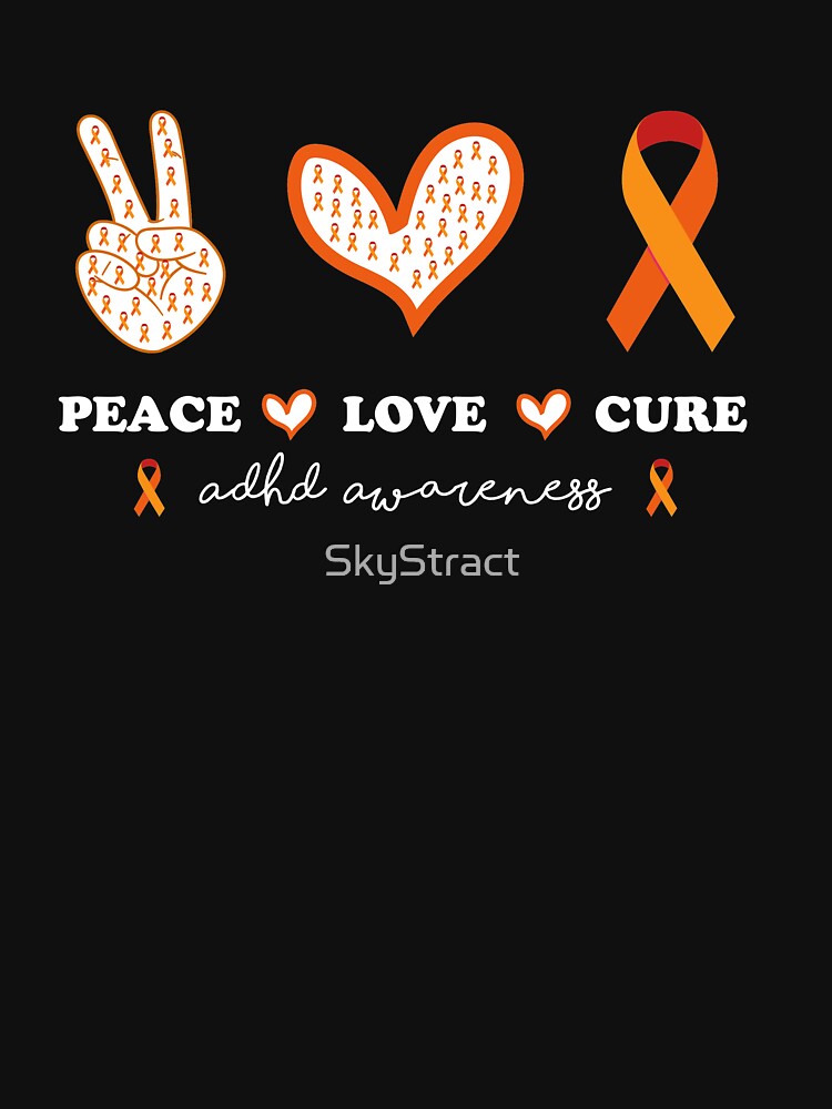 Adhd Awareness | Adhd Survivor | Adhd Warrior | Funny Adhd Gifts by SkyStract T-Shirts, Hoodie, Sweatshirt (Image 3)