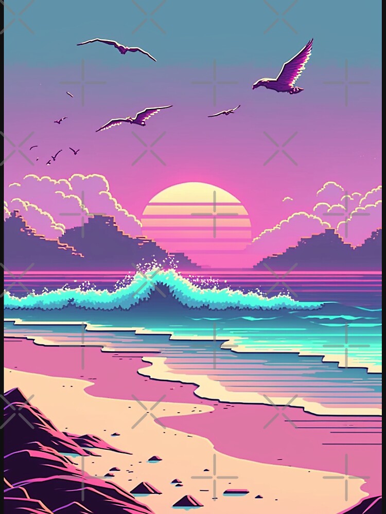 Vaporwave Beach T-Shirts, Hoodie, Sweatshirt