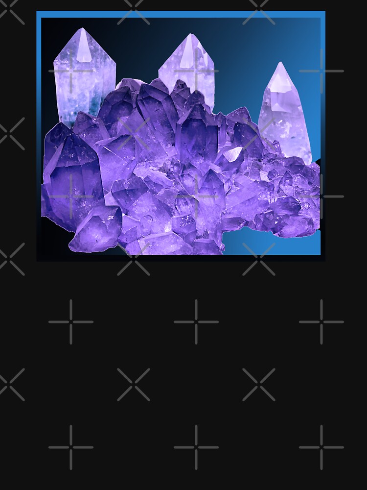 Amethyst Quartz Crystal cluster mineral hunter mining gem digger meditation new age hippie deadhead by... (Image 3)