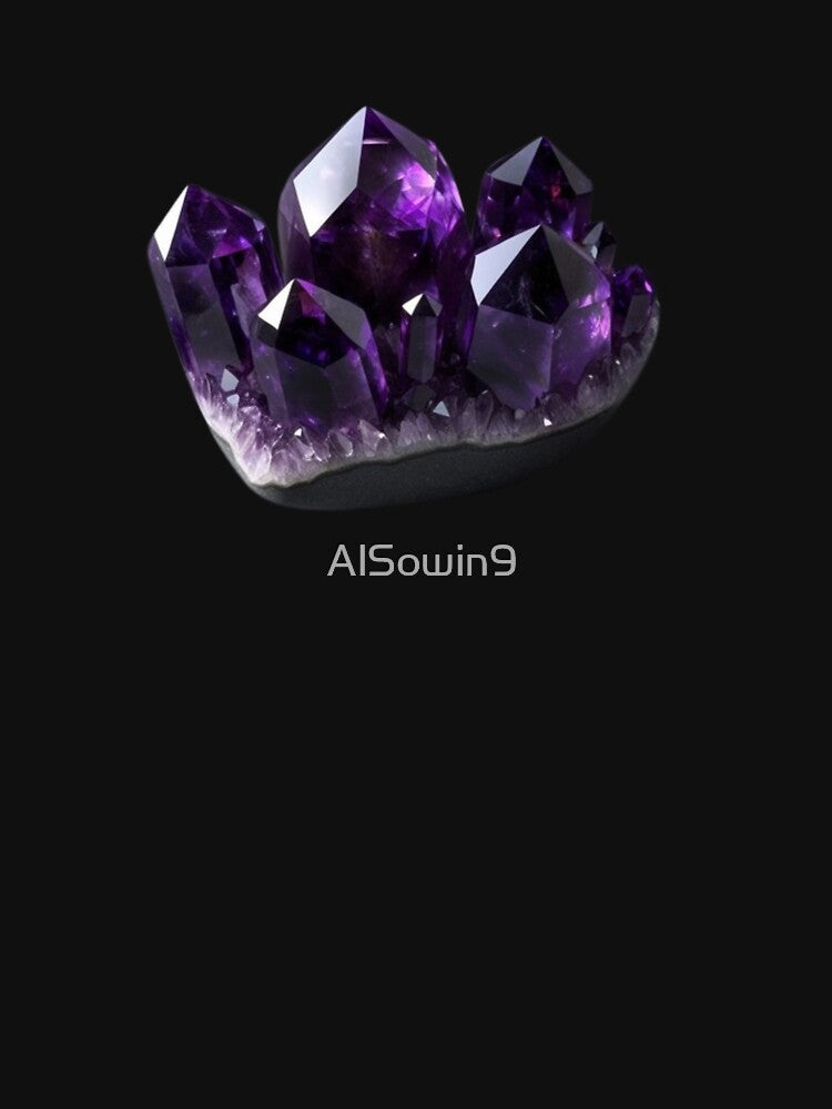 Amethyst Cluster by AlSowin9 T-Shirts, Hoodie, Sweatshirt | BlankRebels.com (Image 3)