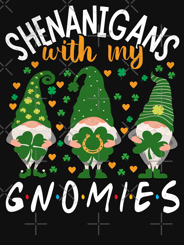 Shenanigans With My Gnomies St Patricks Day Teacher Gnomes by Zulfiqqar T-Shirts, Hoodie, Sweatshirt (Image 3)