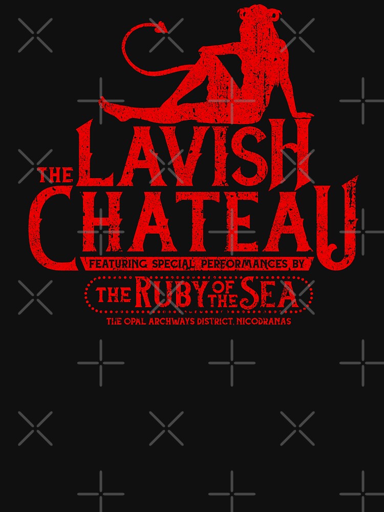 The Lavish Chateau Featuring The Ruby of the Sea by huckblade T-Shirts, Hoodie, Sweatshirt | BlankRebels.com (Image 3)