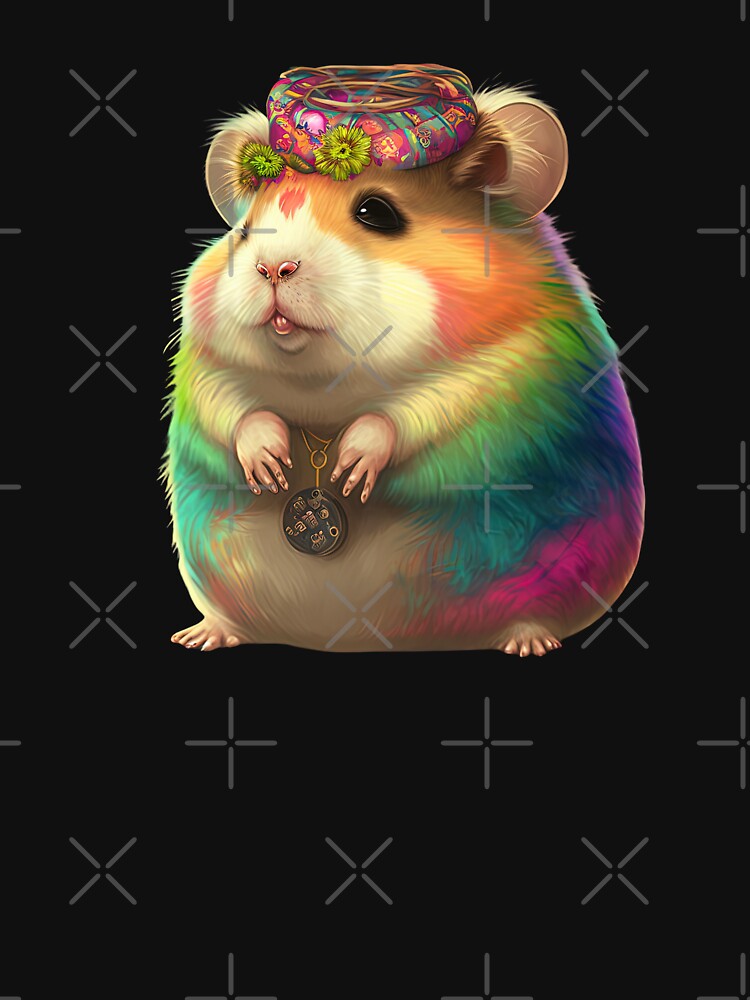 Hamster hippie by AnimalArtPhotos T-Shirts, Hoodie, Sweatshirt | BlankRebels.com (Image 3)