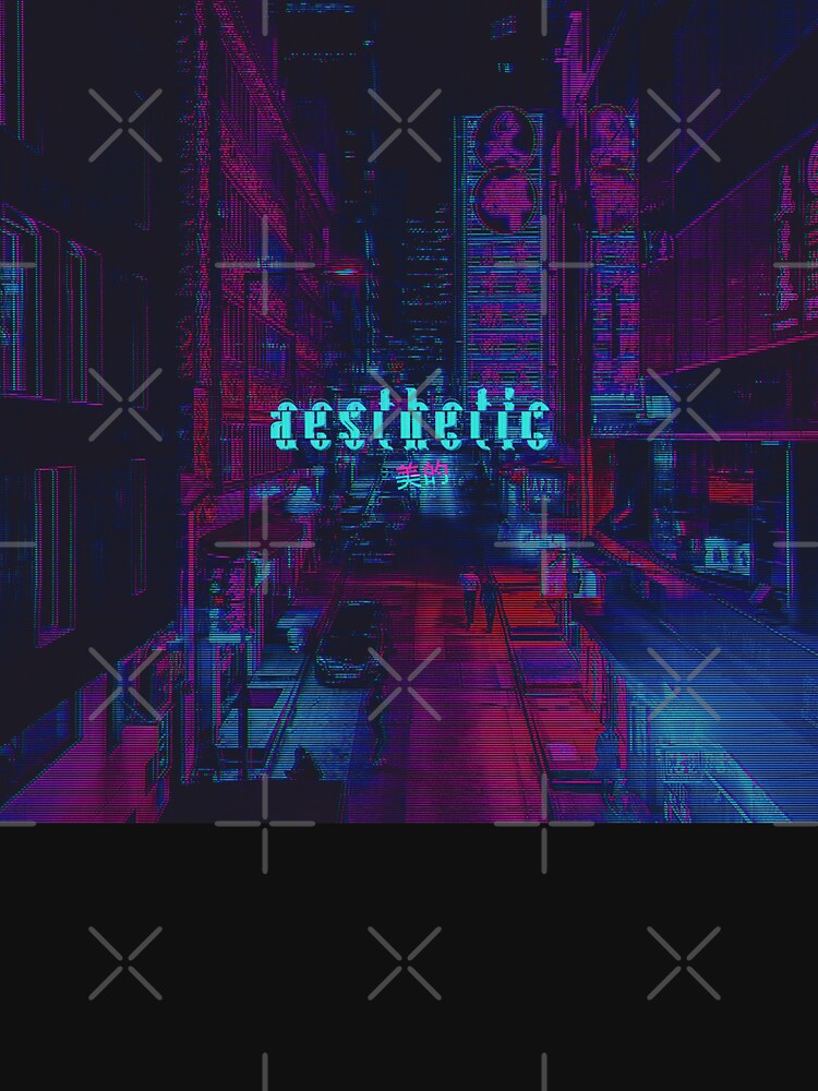 Vaporwave Aesthetic by artworkbyrihen T-Shirts, Hoodie, Sweatshirt | BlankRebels.com (Image 3)