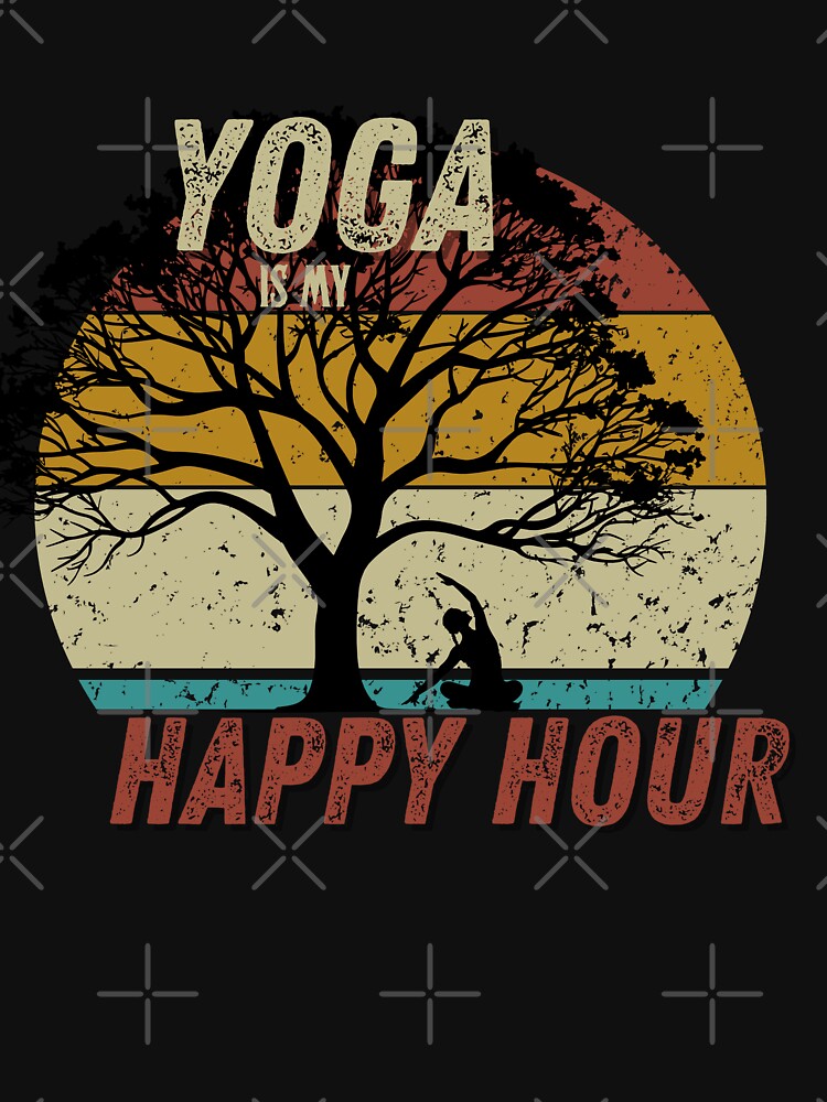 Yoga is my Happy Hour by CultureThreadz T-Shirts, Hoodie, Sweatshirt | BlankRebels.com (Image 3)