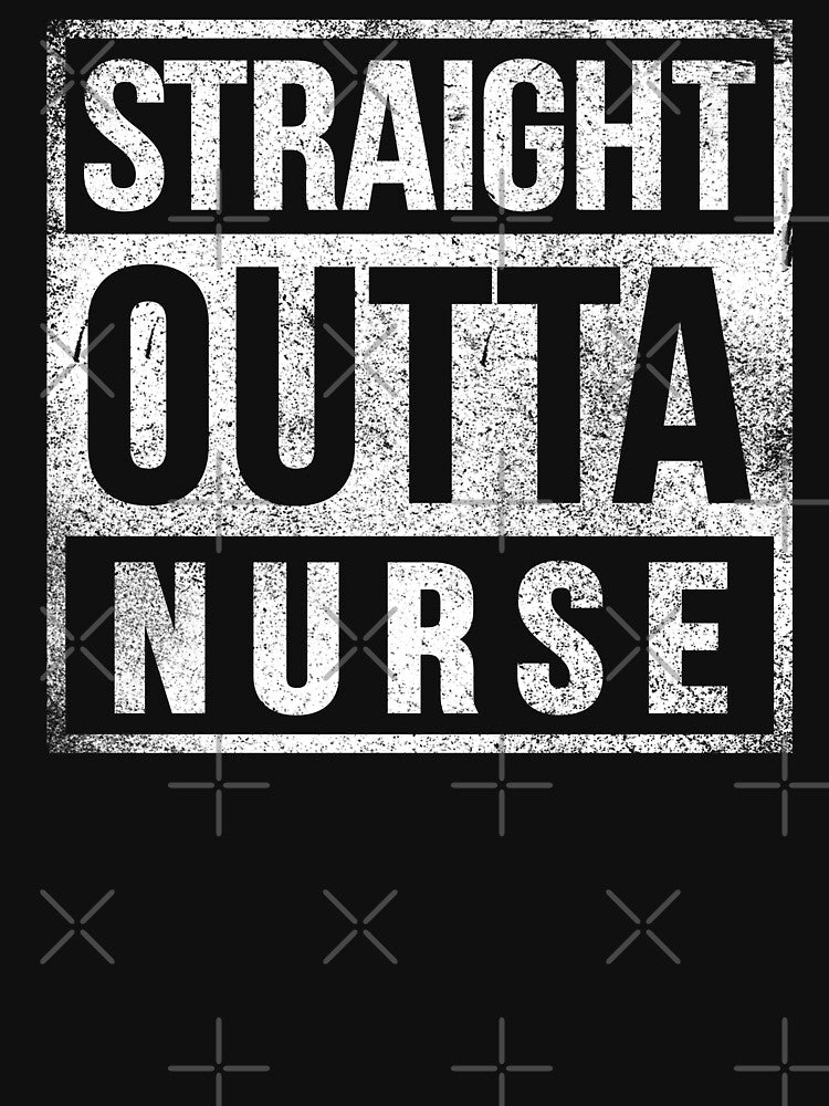 Straight Outta nurse by SamMeow T-Shirts, Hoodie, Sweatshirt | BlankRebels.com (Image 3)
