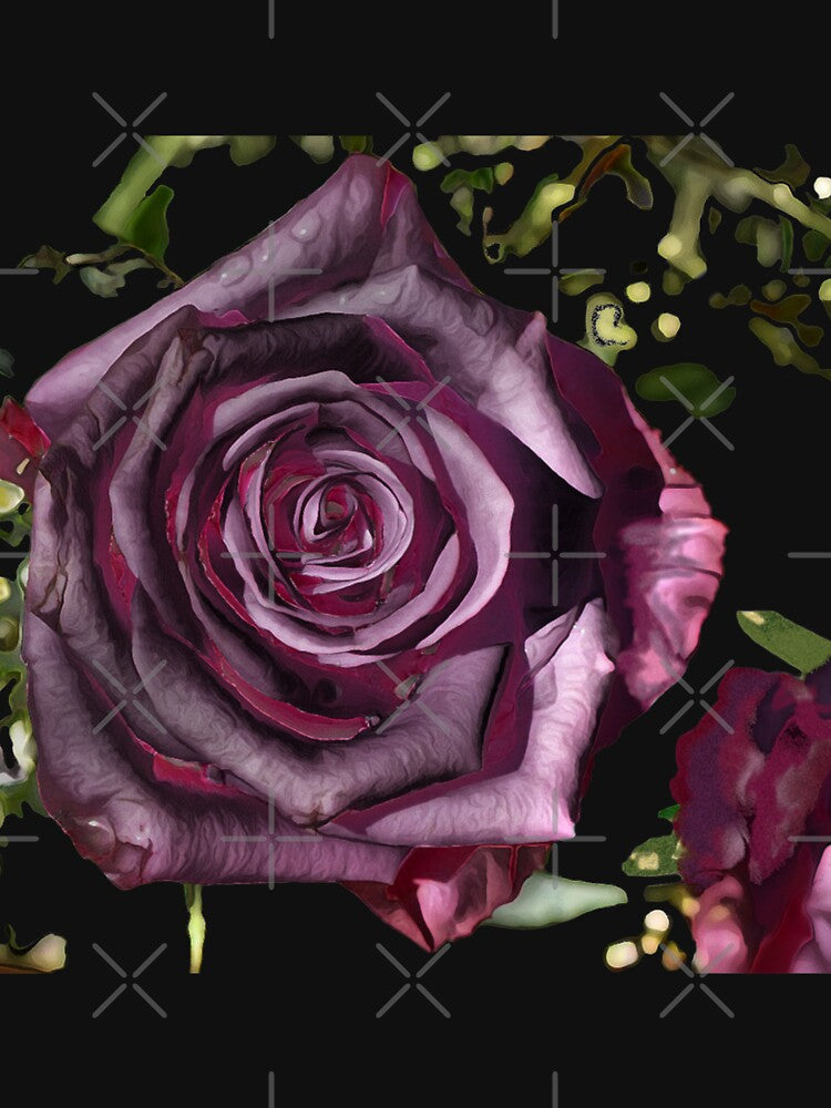Gilded Purple Rose by Blu Happiness T-Shirts, Hoodie, Sweatshirt | BlankRebels.com (Image 3)