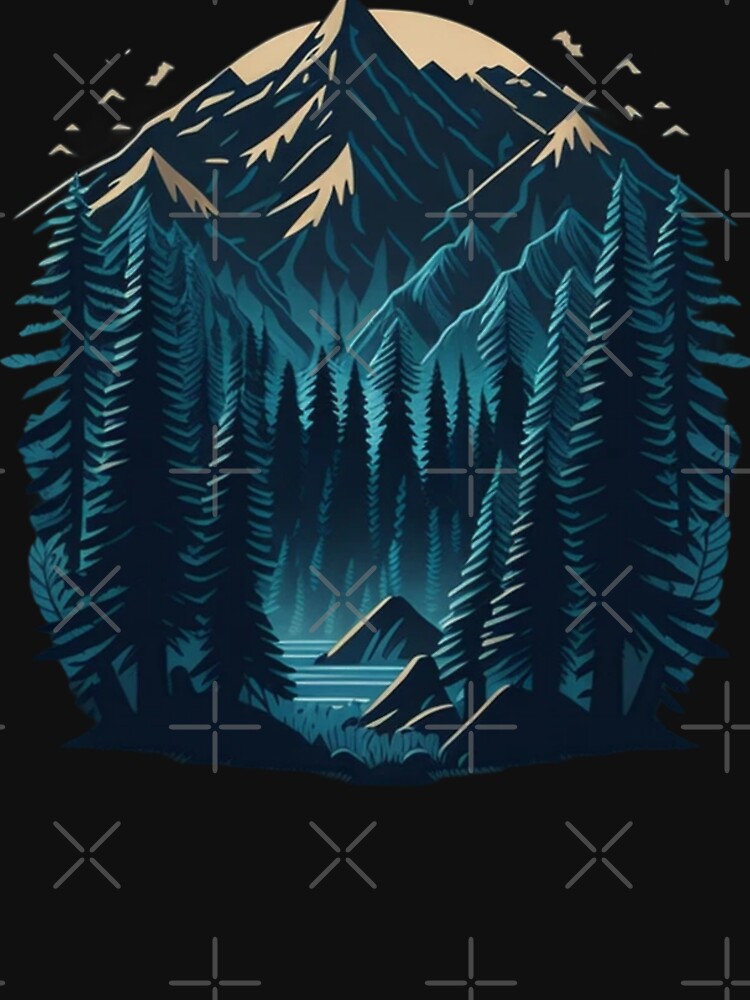 Mountain Horizon by Berniaczek T-Shirts, Hoodie, Sweatshirt | BlankRebels.com (Image 3)