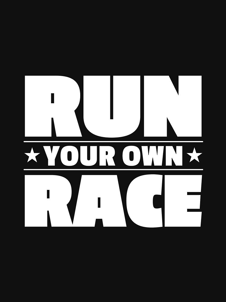 Run Your Own Race - Running T shirt by Yarkos Hoodie, Sweatshirt | BlankRebels.com (Image 3)
