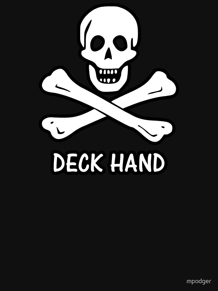 Pirate 16 DECK HAND by mpodger T-Shirts, Hoodie, Sweatshirt | BlankRebels.com (Image 3)