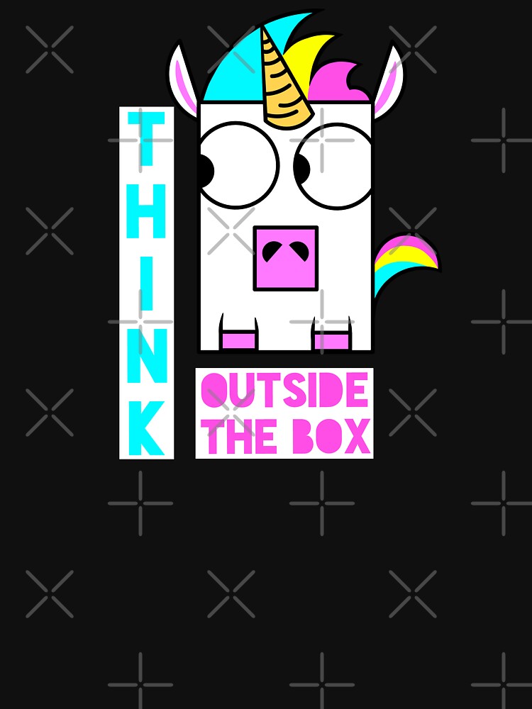 Unicorns think outside the box by Tim Addison T-Shirts, Hoodie, Sweatshirt | BlankRebels.com (Image 3)