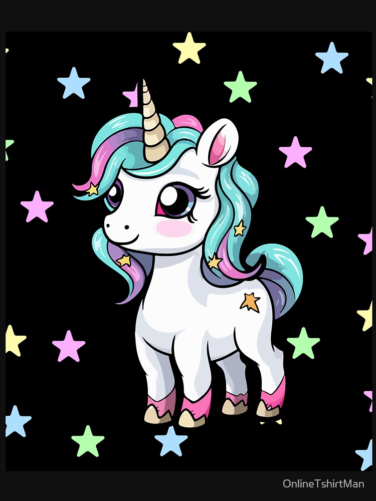 UNICORN GRAPHIC CUTE BABY UNICORN DESIGN by OnlineTshirtMan T-Shirts, Hoodie, Sweatshirt | BlankRebels.com (Image 3)