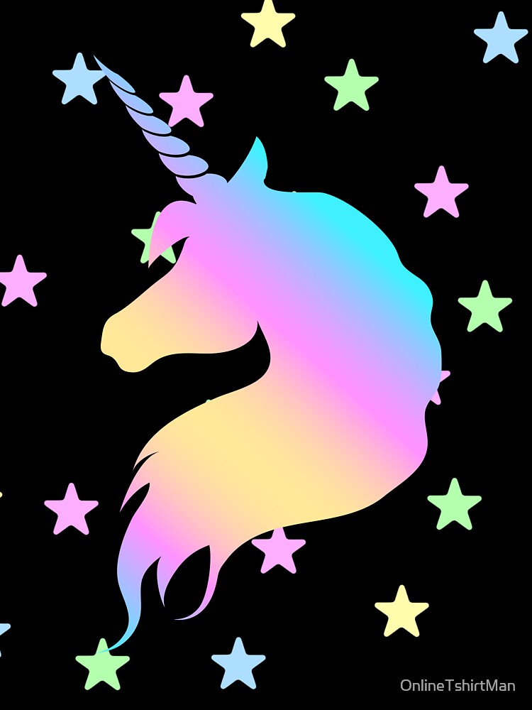 UNICORN GRAPHIC SILLOETTE-A-CORN 2 DESIGN by OnlineTshirtMan T-Shirts, Hoodie, Sweatshirt | BlankRebels.com (Image 3)