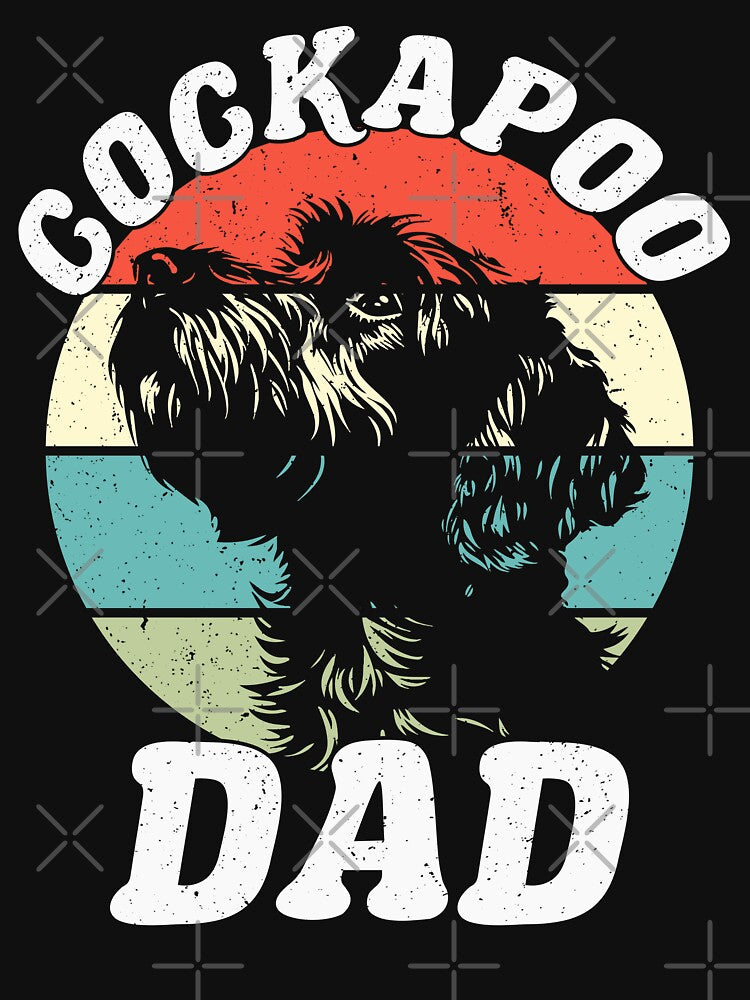 Cockapoo Dad Dog Funny Father's Day retro vintage by RayanPod T-Shirts, Hoodie, Sweatshirt | BlankRebels.com (Image 3)