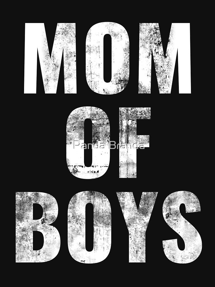Mom of Boys Art Design by Panda Branda T-Shirts, Hoodie, Sweatshirt | BlankRebels.com (Image 3)