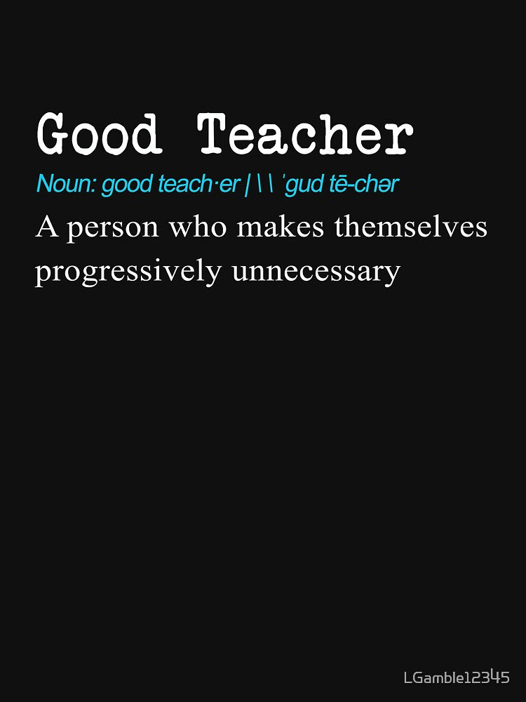 Funny Good teacher Definition Gift Design by LGamble12345 T-Shirts, Hoodie, Sweatshirt | BlankRebels.com (Image 3)
