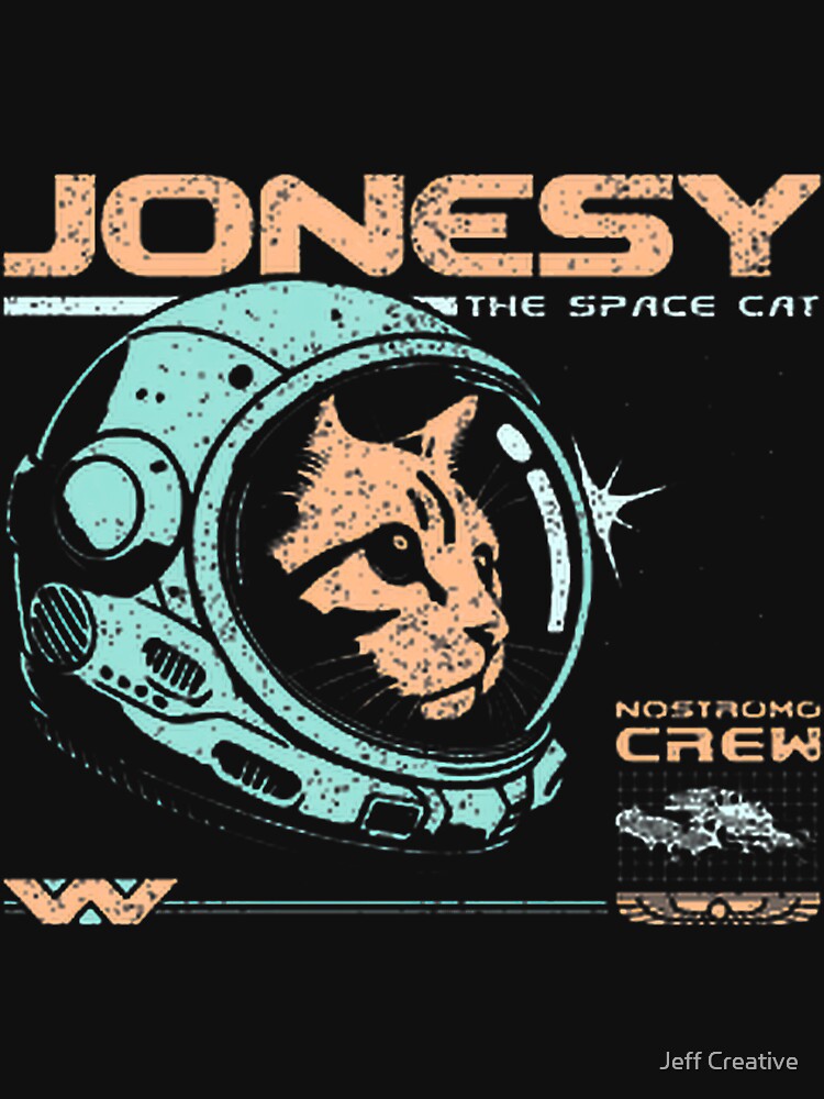 Jonesy The Space Cat Astronaut Retro by Jeff Creative T-Shirts, Hoodie, Sweatshirt | BlankRebels.com (Image 3)
