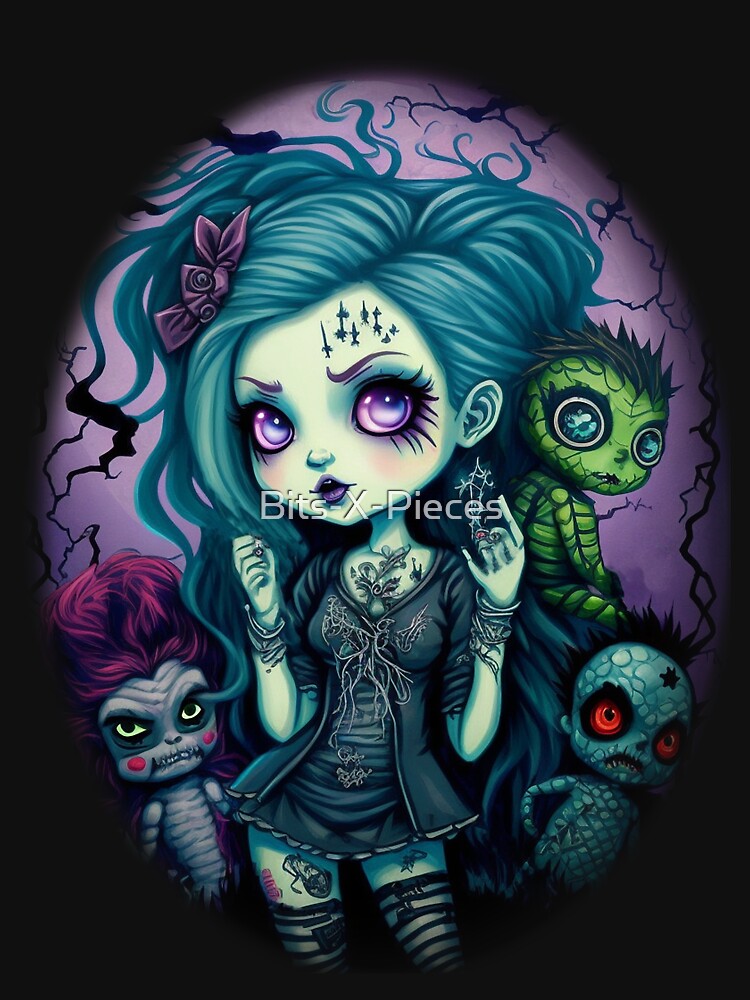 Not a Princess, Little Monster Gothic Bold and Edgy Designs for Gothic Enthusiasts by Bits-X-Pieces T-Shirts,... (Image 3)