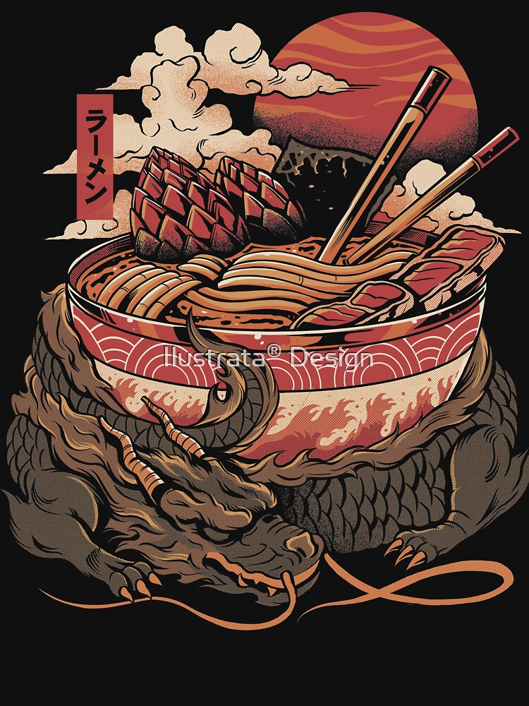 Dragon's Ramen by Ilustrata® T-Shirts, Hoodie, Sweatshirt | BlankRebels.com (Image 3)
