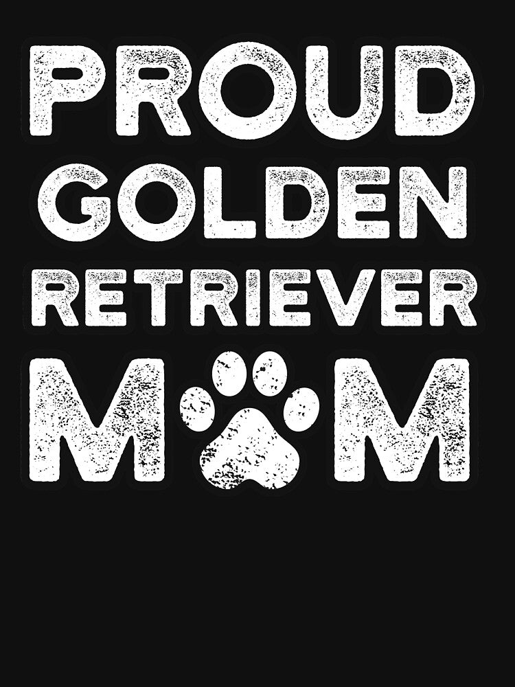 Golden Retriever Mom, Proud Dog Mama by UneDesigns T-Shirts, Hoodie, Sweatshirt | BlankRebels.com (Image 3)