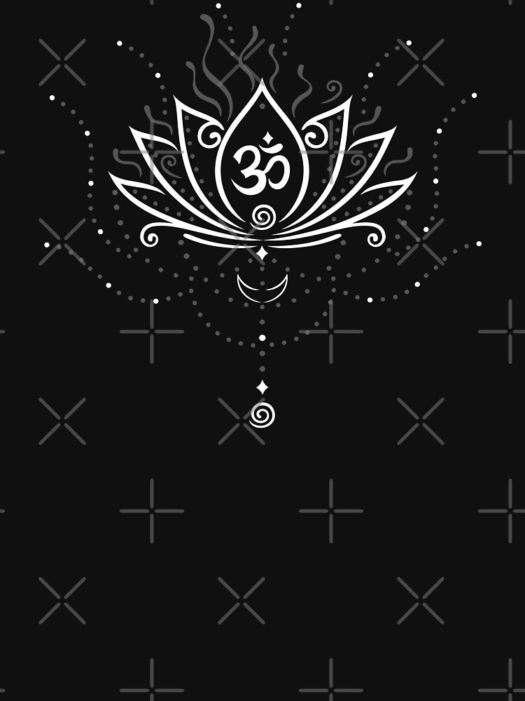 Lotus flower, Yoga, white version by Christine Krahl T-Shirts, Hoodie, Sweatshirt | BlankRebels.com (Image 2)