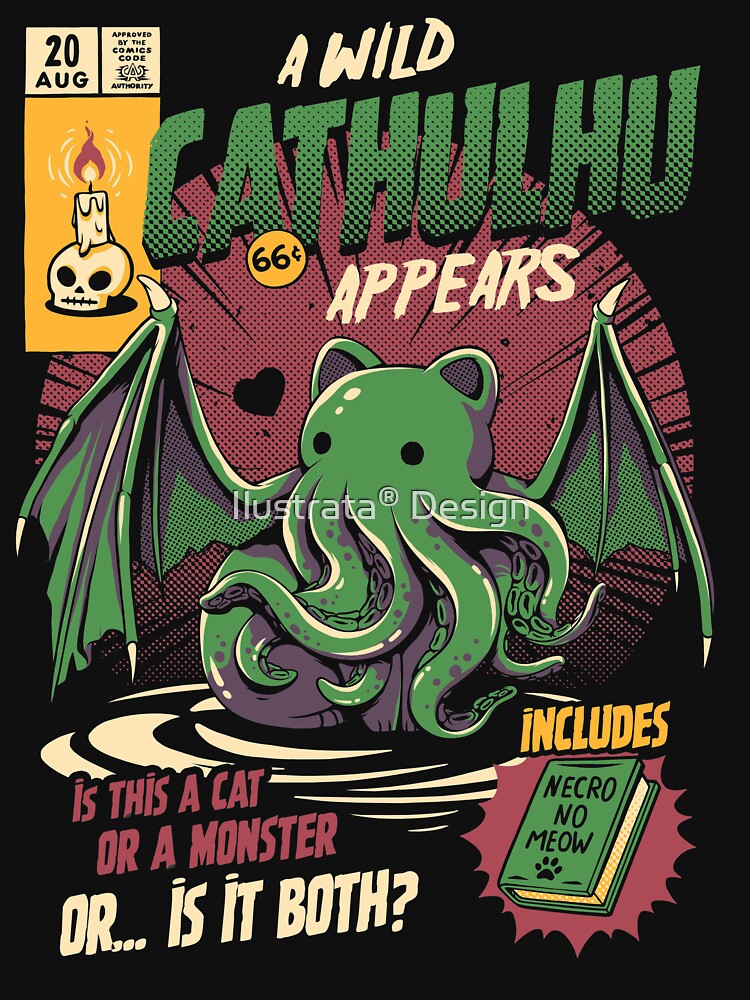 Cathulhu by Ilustrata® T-Shirts, Hoodie, Sweatshirt | BlankRebels.com (Image 3)