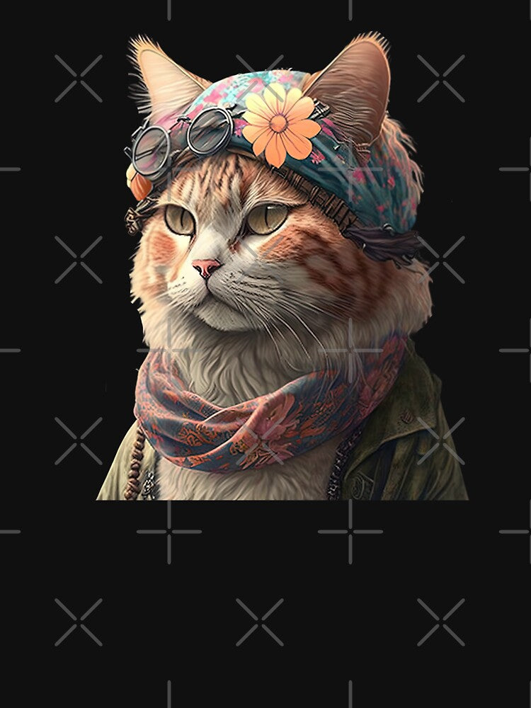Hippie kitten by AnimalArtPhotos T-Shirts, Hoodie, Sweatshirt | BlankRebels.com (Image 3)