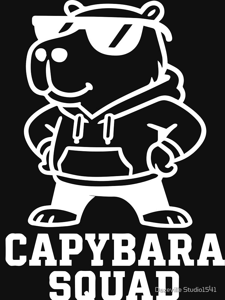 Capybara Squad Sunglasses Funny Animal Gang T-Shirts, Hoodie, Sweatshirt