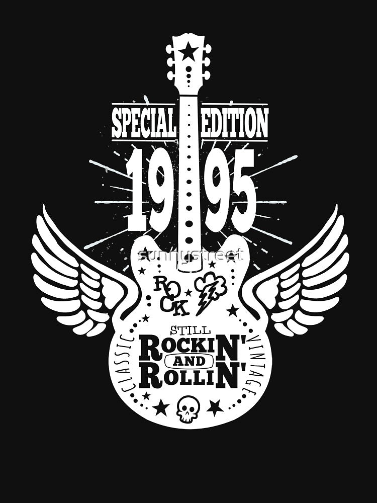 1995 Birthday Special Edition Winged Rock Guitar by SunnyStreet T-Shirts, Hoodie, Sweatshirt | BlankRebels.com (Image 3)