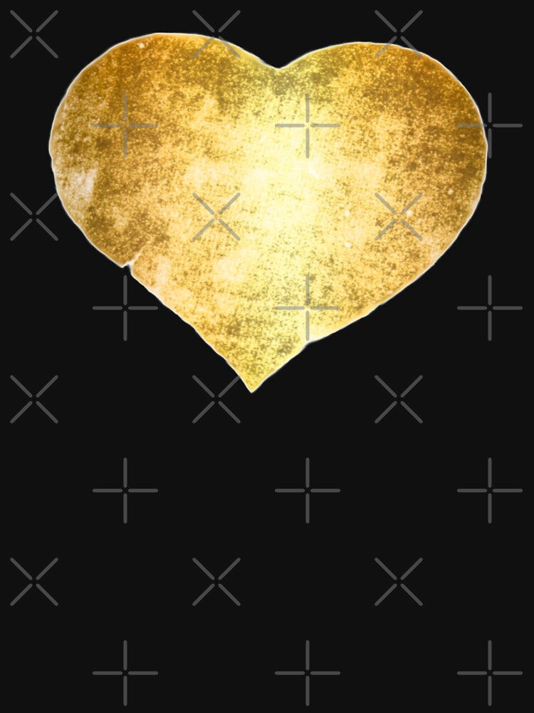 Golden Grunge Heart by Blu Happiness T-Shirts, Hoodie, Sweatshirt | BlankRebels.com (Image 3)