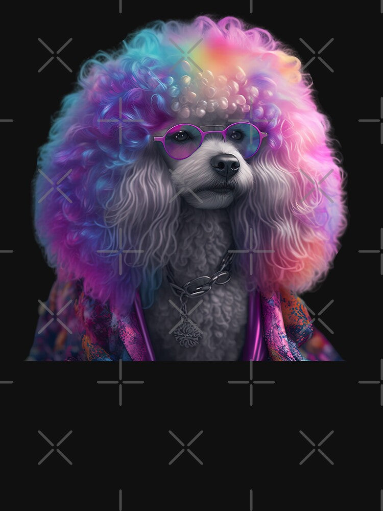 Hippy poodle by AnimalArtPhotos T-Shirts, Hoodie, Sweatshirt | BlankRebels.com (Image 3)