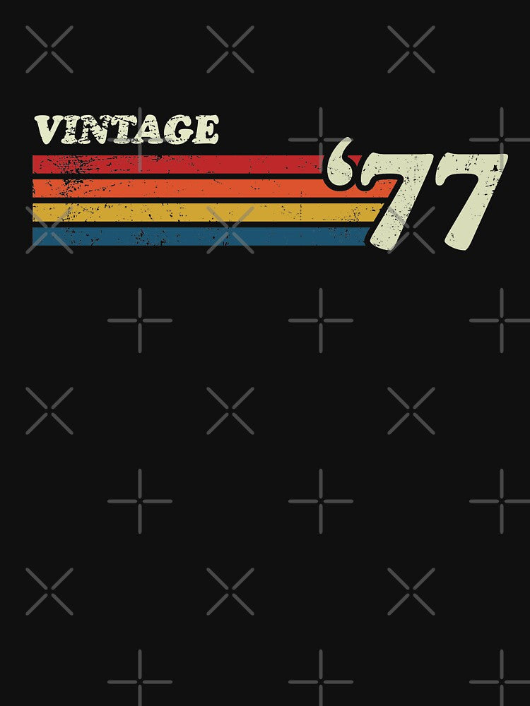 VINTAGE '77 RETRO STRIPES by Teeter-Totter T-Shirts, Hoodie, Sweatshirt | BlankRebels.com (Image 3)