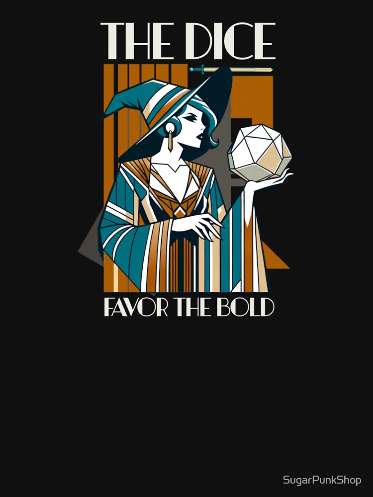 The Dice Favor the Bold by SugarPunkShop T-Shirts, Hoodie, Sweatshirt | BlankRebels.com (Image 3)