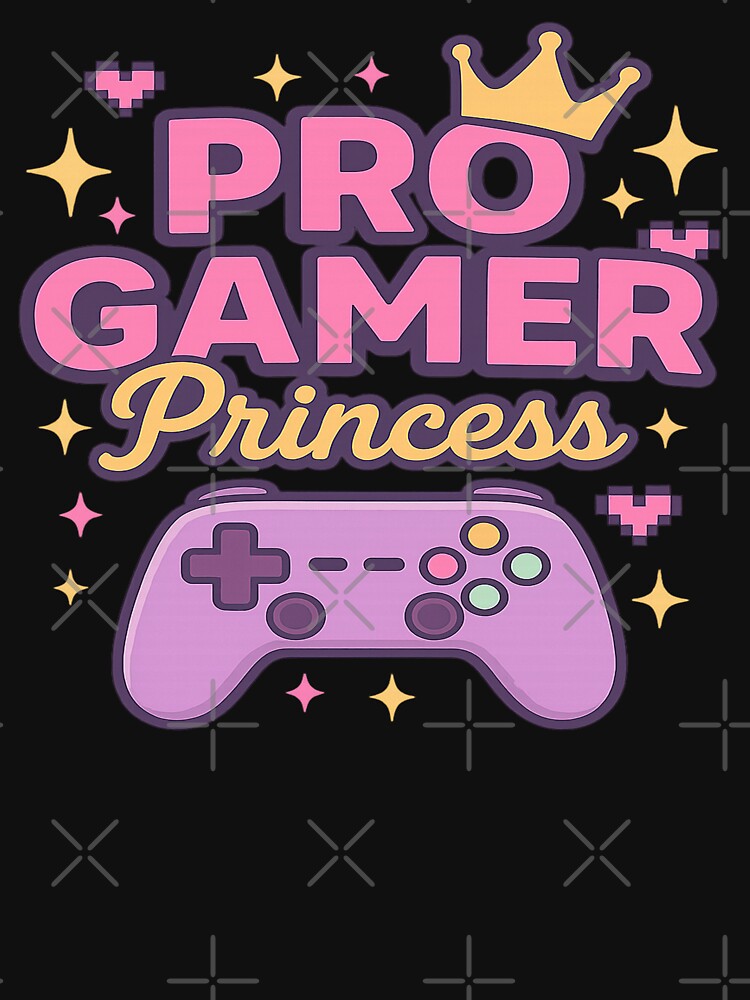 pro gamer princess by Designs-2-The-T T-Shirts, Hoodie, Sweatshirt | BlankRebels.com (Image 3)