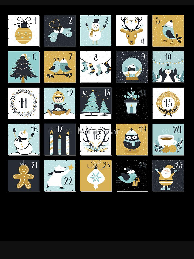 Christmas calendar 2020 by Mirnamar T-Shirts, Hoodie, Sweatshirt | BlankRebels.com (Image 3)
