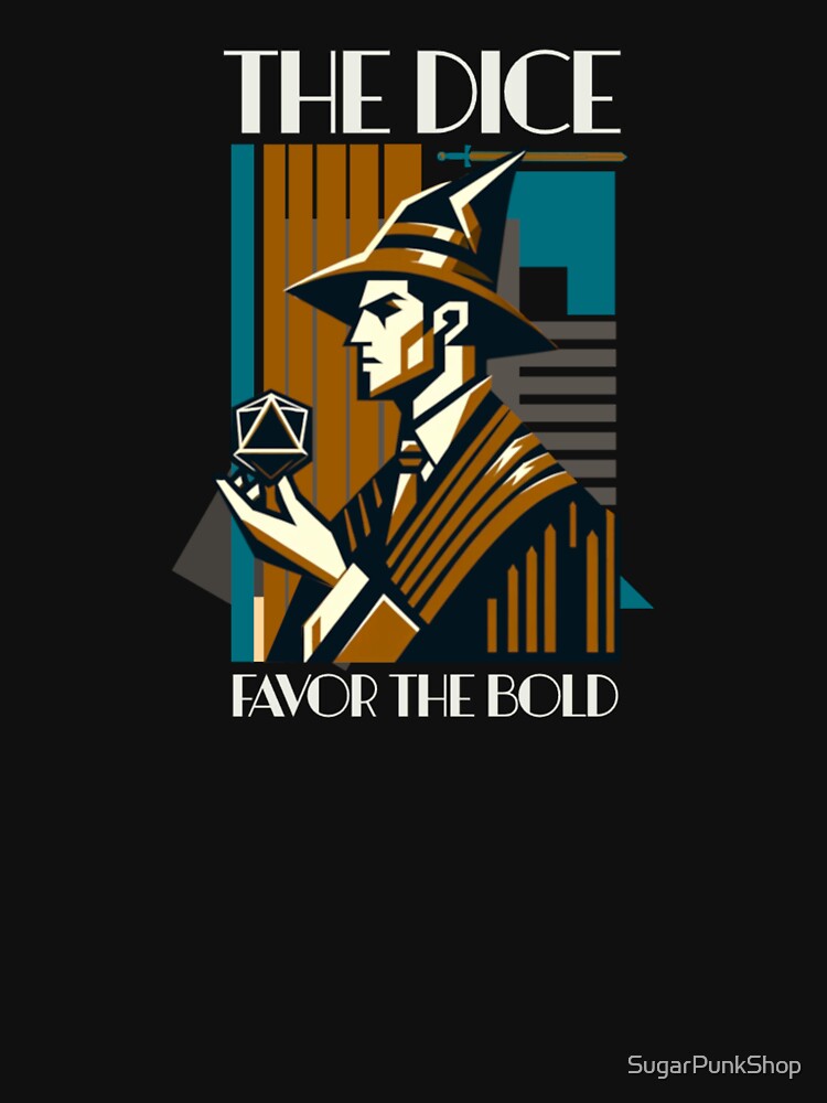 The Dice Favor the Bold Version 2 by SugarPunkShop T-Shirts, Hoodie, Sweatshirt | BlankRebels.com (Image 3)