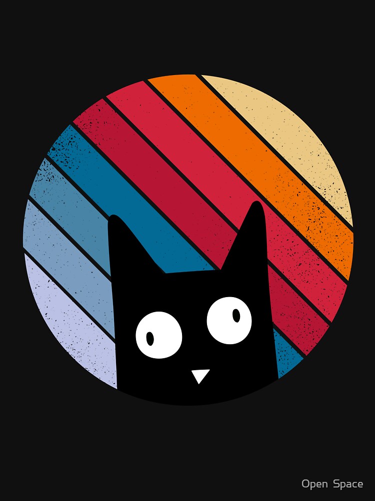 Funny Retro Black Cat Mom Cat Lovers Gift by Open  Space T-Shirts, Hoodie, Sweatshirt | BlankRebels.com (Image 3)