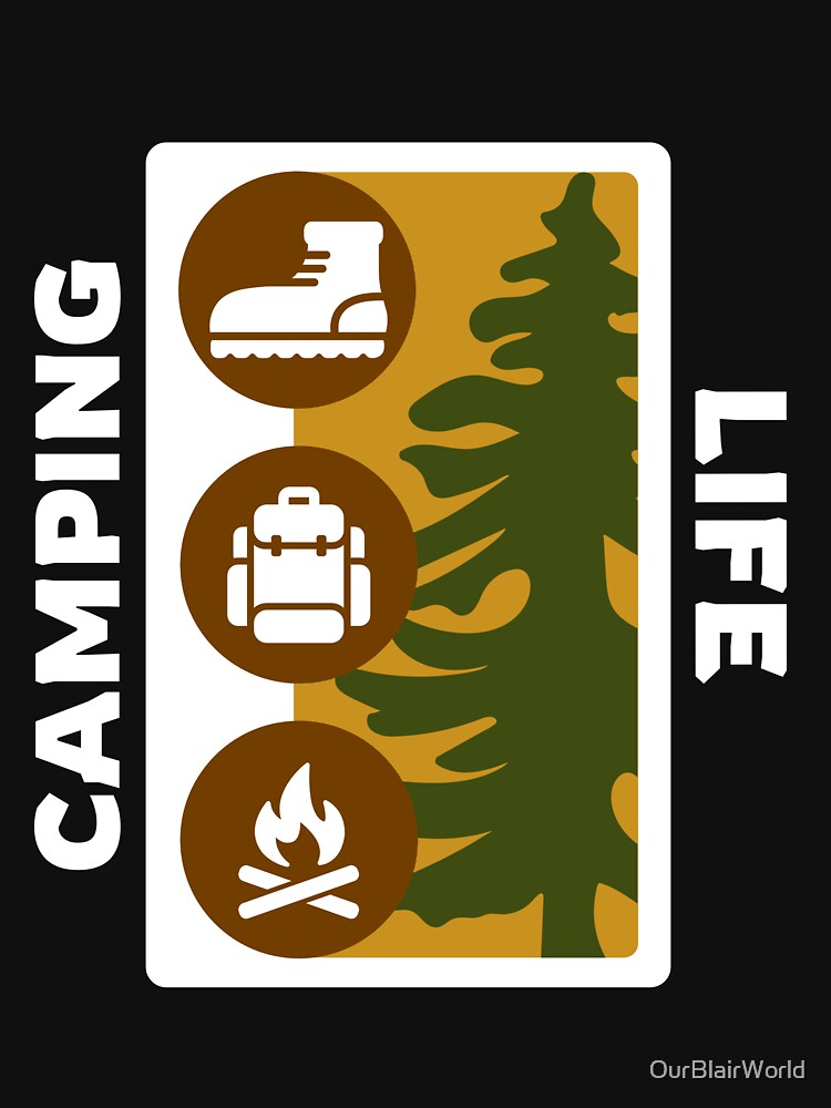 Camping Life Hiking by OurBlairWorld T-Shirts, Hoodie, Sweatshirt | BlankRebels.com (Image 3)