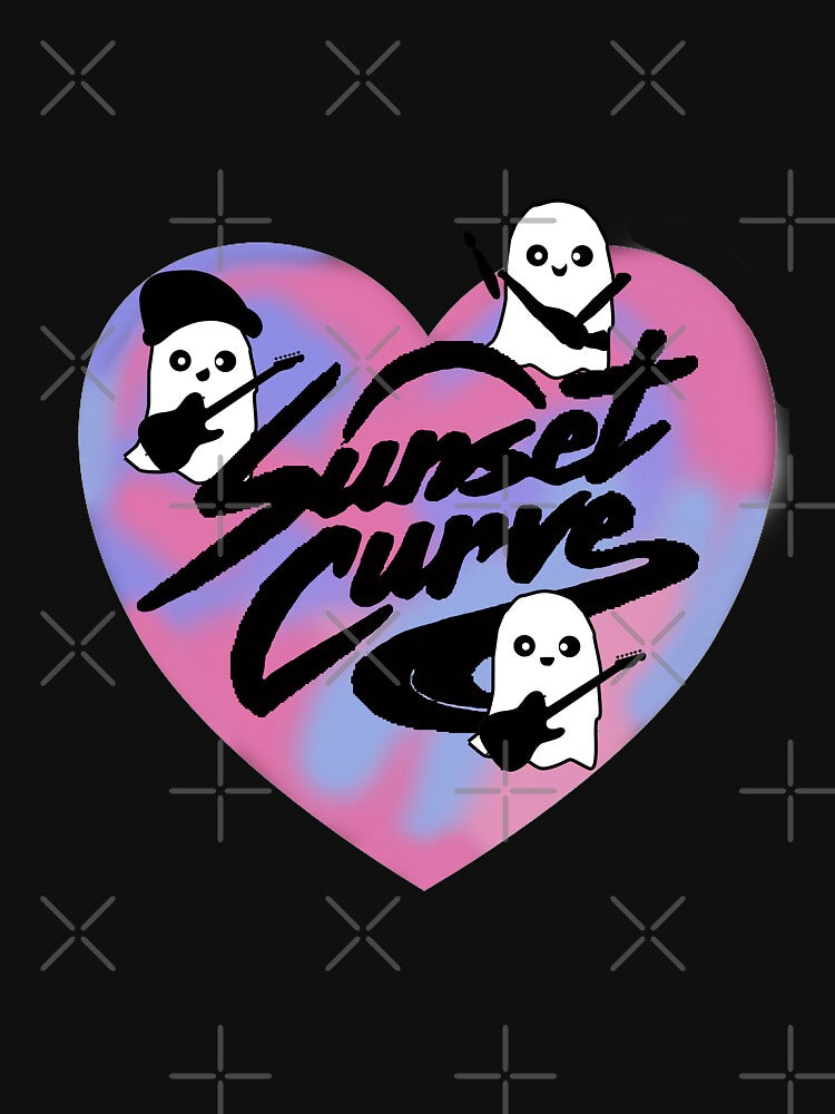 Sunset Curve Logo Luke Alex Reggie by lucky-fern T-Shirts, Hoodie, Sweatshirt | BlankRebels.com (Image 3)