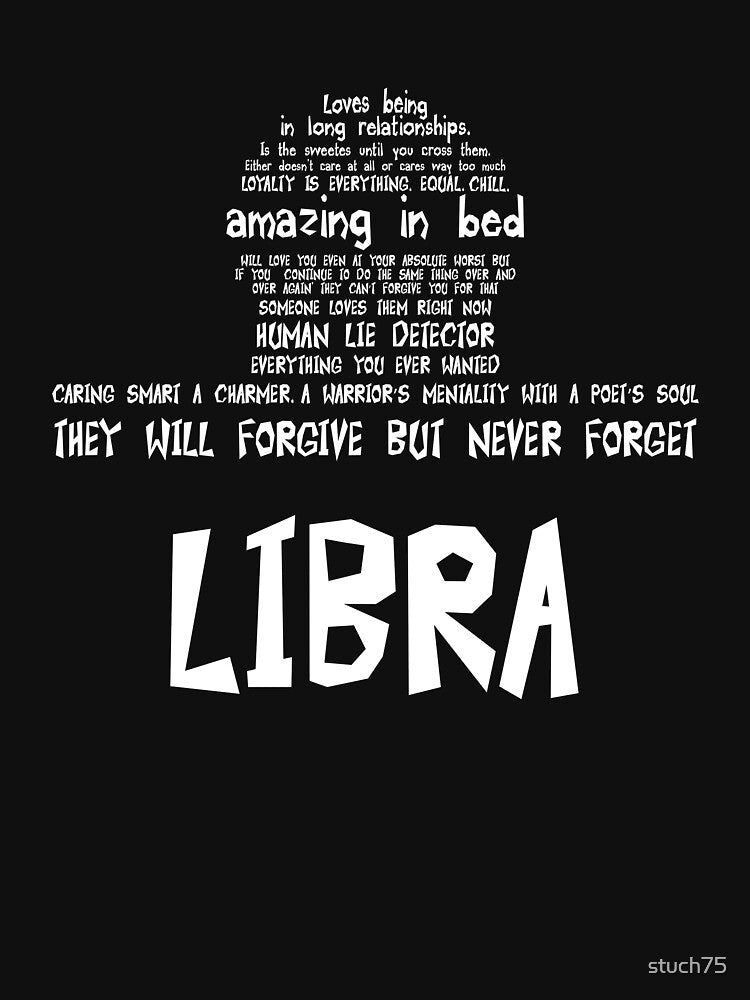 They Will Forgive But Never Forget Libra by stuch75 T-Shirts, Hoodie, Sweatshirt | BlankRebels.com (Image 3)