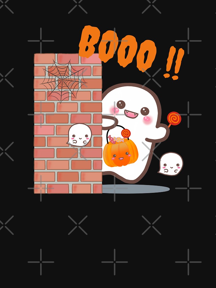 Booo !! Cute and Kawaii Halloween Boo. by WhaleSharkShop T-Shirts, Hoodie, Sweatshirt | BlankRebels.com (Image 3)