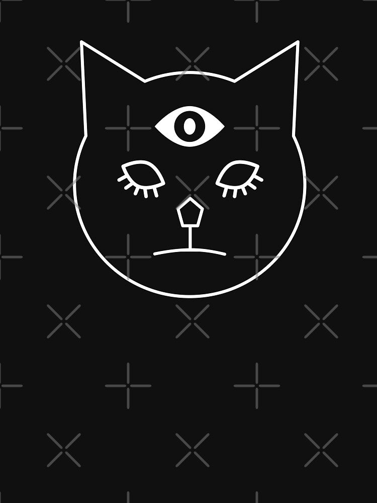 Minimalist Cat Evil Eye by Rizwandogar T-Shirts, Hoodie, Sweatshirt | BlankRebels.com (Image 3)