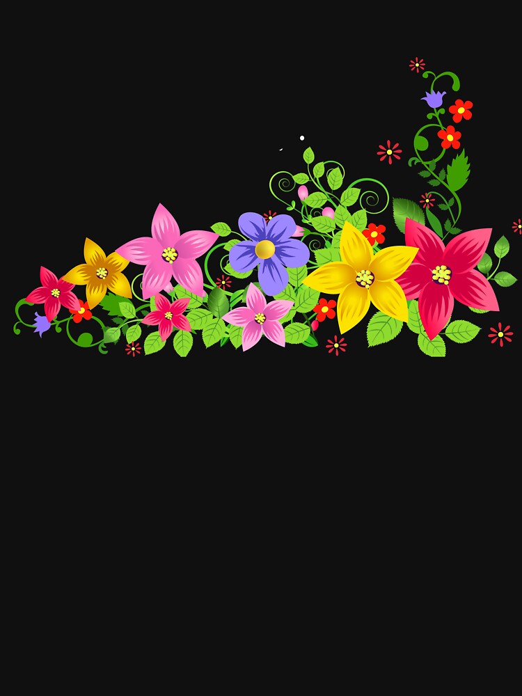 Multicolored Floral Merchandise by cindyfordyce T-Shirts, Hoodie, Sweatshirt | BlankRebels.com (Image 3)
